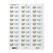 Groenblijvende Winter Onederland Etiket (Full Sheet)