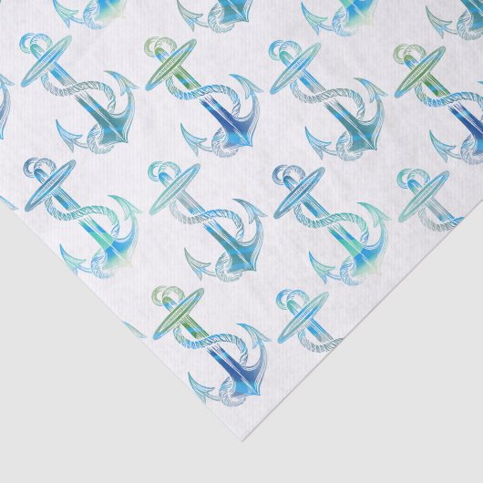 Groenboek Anchor Blue Tissuepapier (Detail)