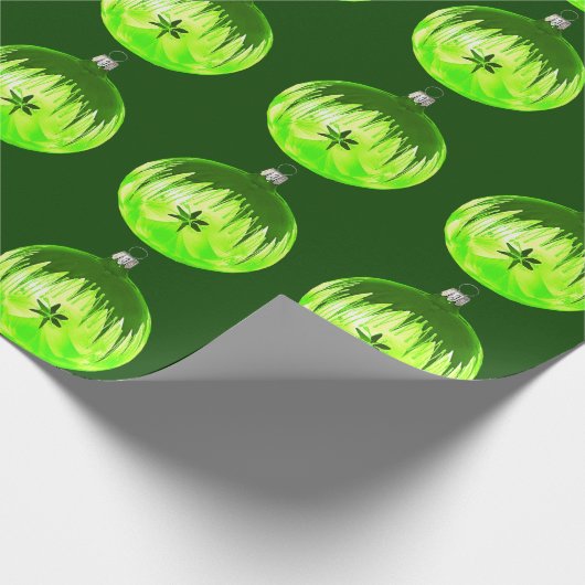 groenboek groene Ornament Cadeaupapier (Hoek)