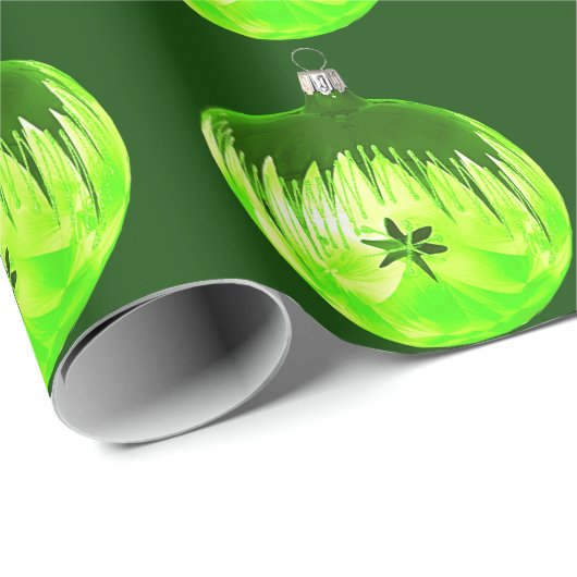 groenboek groene Ornament Cadeaupapier (Rol Hoek)