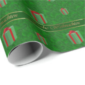 Groenboek kerstcadeaubonnen cadeaupapier (Rol Hoek)