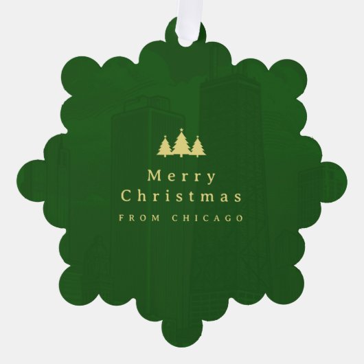 groenboek Ornament fotokaart (Voorkant)