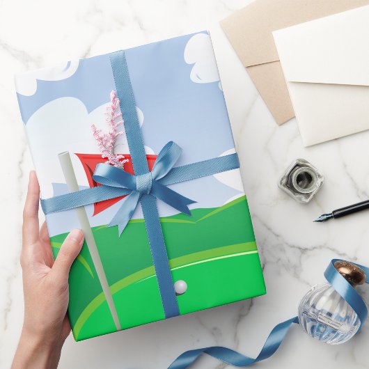 Groenboek over de golfslag cadeaupapier