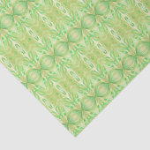 Groenboek over een abstract Kaleidoscoop-patroon Tissuepapier (Detail)
