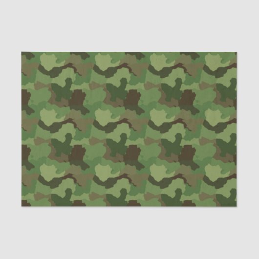 Groenboek over groencamouflage/militaire kamboddew tissuepapier (Voorkant)