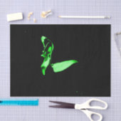 Groenboek over groene verf tissuepapier (Craft)