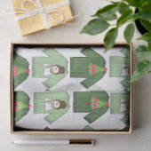 Groenboek over het groenboek over kerstkeukens tissuepapier (Geschenk)