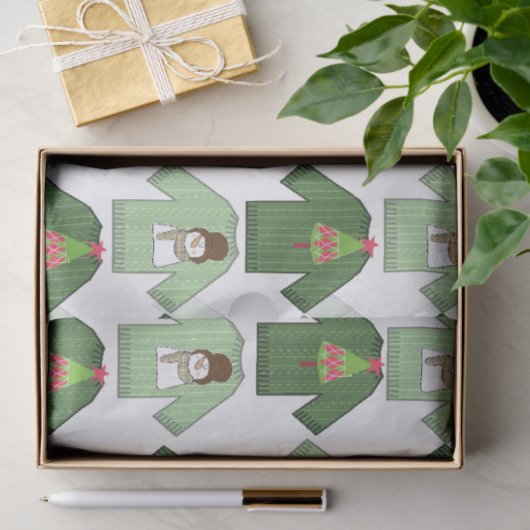 Groenboek over het groenboek over kerstkeukens tissuepapier (Geschenk)