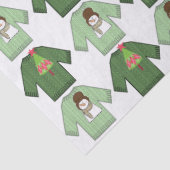 Groenboek over het groenboek over kerstkeukens tissuepapier (Detail)