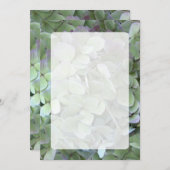 Groenboek over het programma Green Hydrangea Weddi Programmakaart (Voorkant / Achterkant)