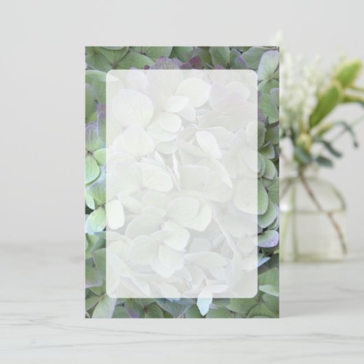 Groenboek over het programma Green Hydrangea Weddi Programmakaart (Staand voorkant)