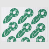 Groenboek over kerstliefde tissuepapier (Voorkant)