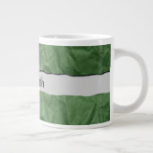 Groenboek, ruw papier, Jouw naam Grote Koffiekop (Rechts)