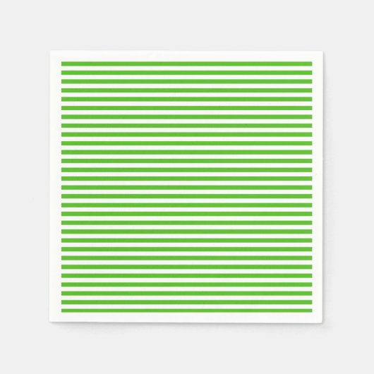 Groenboek "Striped Kelly" Napkins Servet (Voorkant)