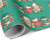 Groenboek voor vakantiekoffie cadeaupapier (Rol Hoek)