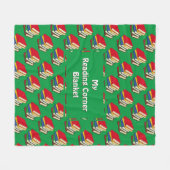 GROENBOEKEN LEZEN FLEECE DEKEN (Voorkant (Horizontaal))