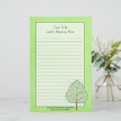 Groenboompannenbakkerij Briefpapier (Staand voorkant)
