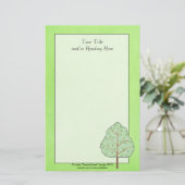 Groenboompannenbakkerij Briefpapier (Staand voorkant)