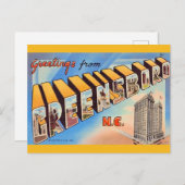 Groenboro NC Groetkaart Briefkaart (Voorkant / Achterkant)