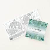 Groenbos voor de bruiloft van het gastboek Eucalyp Notitieboek (Binnen)