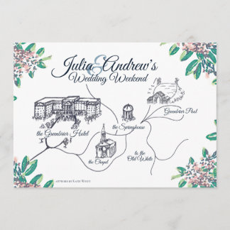 Groenbrier huwelijksweekend schema kaart