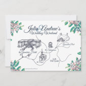 Groenbrier-huwelijksweekendagenda Kaart (Voorkant)