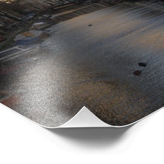 Groenburgwal, Amsterdam Foto Afdruk (Hoek)