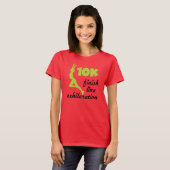 Groene 10K afwerking lijn T-shirt (Voorkant volledig)