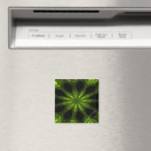 Groene 2 inch vierkante magneet (Insitu (Vaatwasser))