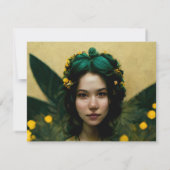 Groene 4,25 x 5,5-inch flatpanel Kaart Notitiekaartje (Achterkant)