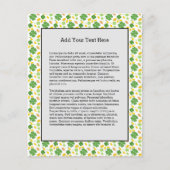 Groene 4 lederen kleding Stapelmunten Flyer (Voorkant)