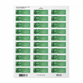 Groene 50 decennium etiket (Full Sheet)