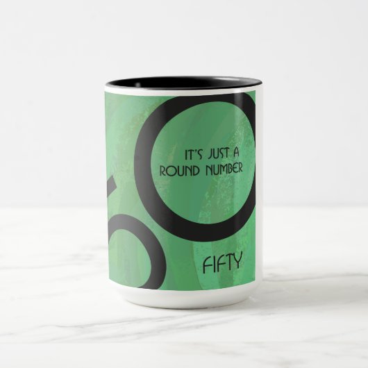 Groene 50 decennium mok (Midden)