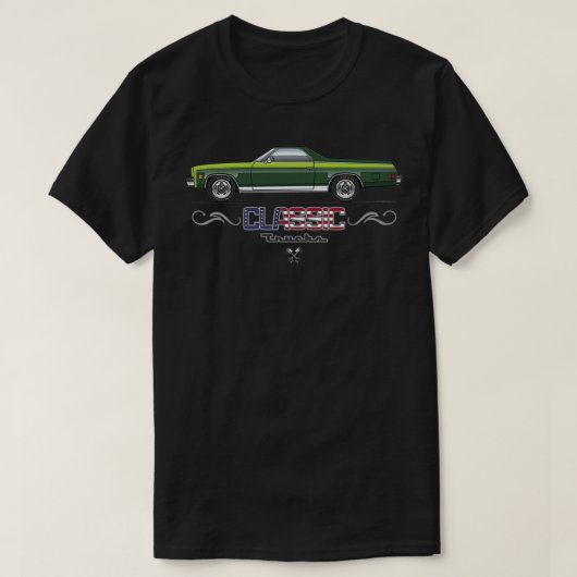 groene 7377 Elcamino T-shirt (Design voorkant)