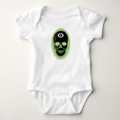 Groene 8-balpoolhuid romper (Voorkant)