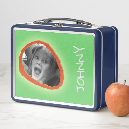 Groene aangepaste foto en naam (In situ)