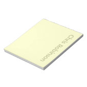 Groene, aangepaste laptop notitieblok (Linkerzijde)