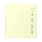 Groene, aangepaste laptop notitieblok (Voorkant)