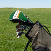 groene aangepaste naam golfheadcover (Insitu)