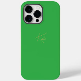 Groene, aangepaste naam van iPhone Case Script