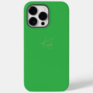 Groene, aangepaste naam van iPhone Case Script