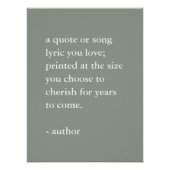 Groene aangepaste prijsopgave afdrukken sorteren (Voorkant)