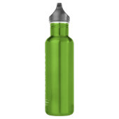 Groene aangepaste waterfles met Company Logo 24 oz Waterfles (Rechts)