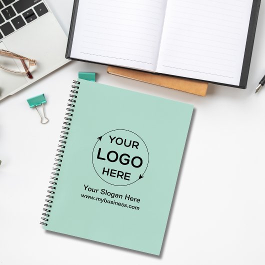 Groene aangepaste zakelijke Logo Notitieboek