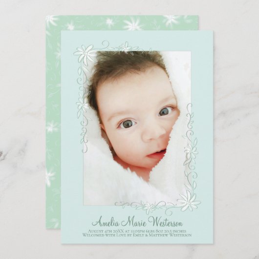  Groene Aankondiging Genderneutraliteit (Voorkant / Achterkant)