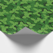 Groene Aardbei Bladeren Wrapping Paper Cadeaupapier (Hoek)