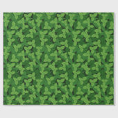Groene aardbeibladeren Inpakpapier (Vlak)