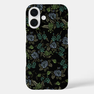 Groene aardbloemen iPhone 16 hoesje