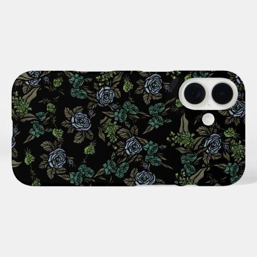 Groene aardbloemen Case-Mate iPhone case (Achterkant (horizontaal))