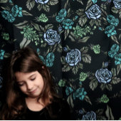 Groene aardbloemen wandkleed